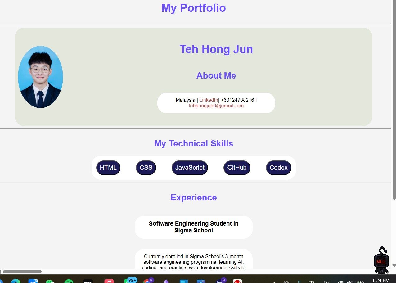 Build Your Developer Portfolio Page