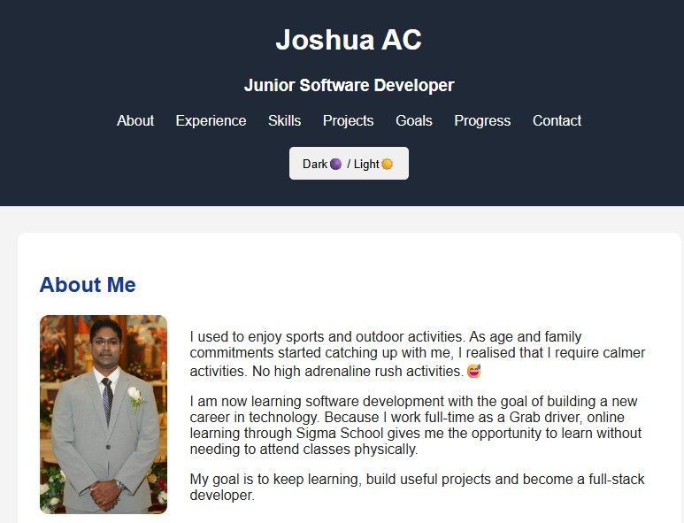 Build Your Developer Portfolio Page
