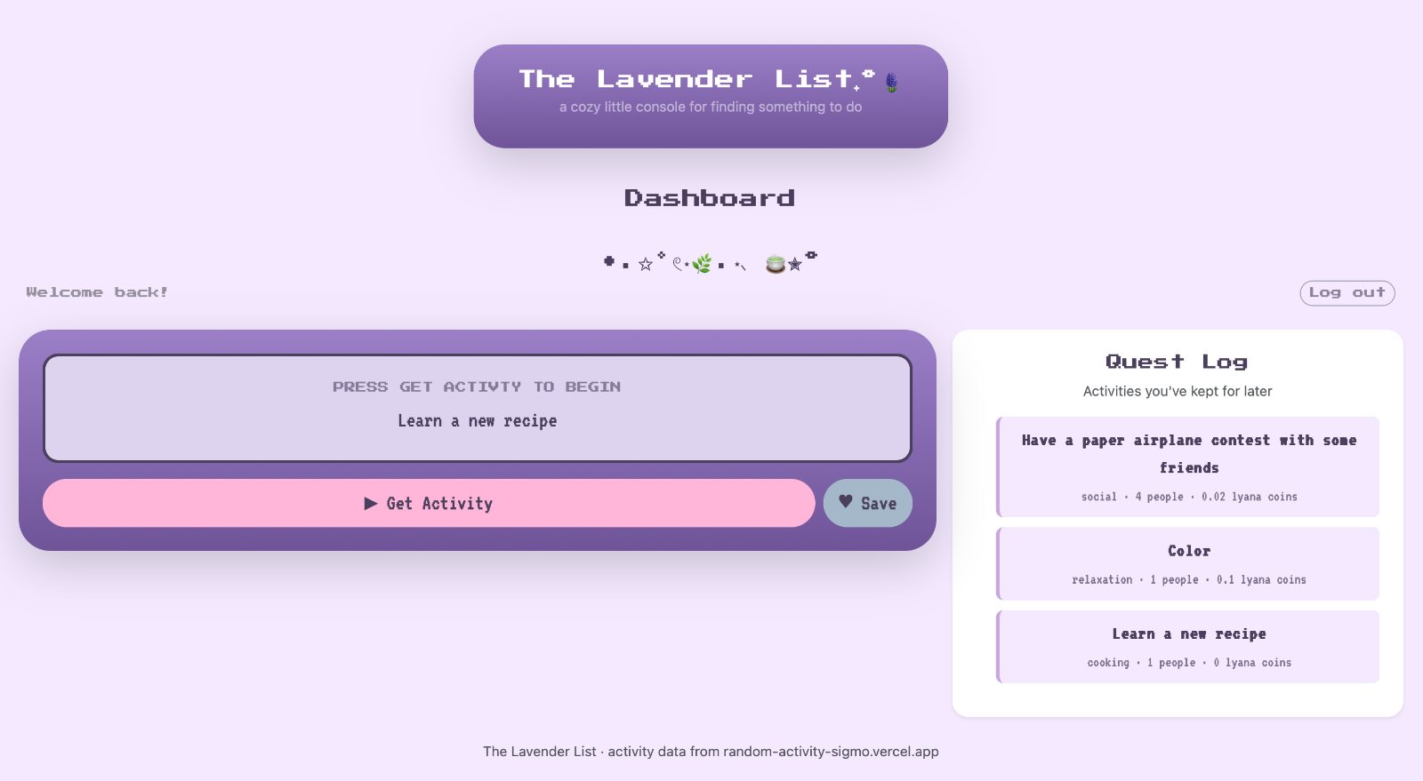 Build an Activity Discovery Dashboard