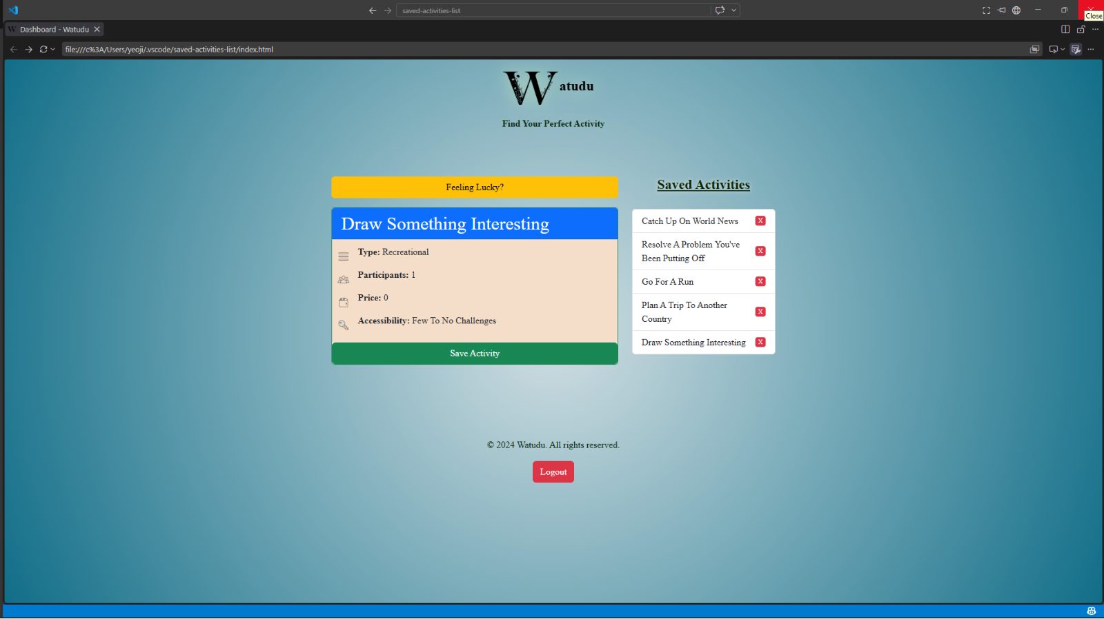 Build an Activity Discovery Dashboard