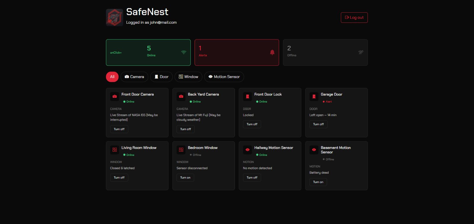 Mission 6: Build a Smart Home Security Dashboard