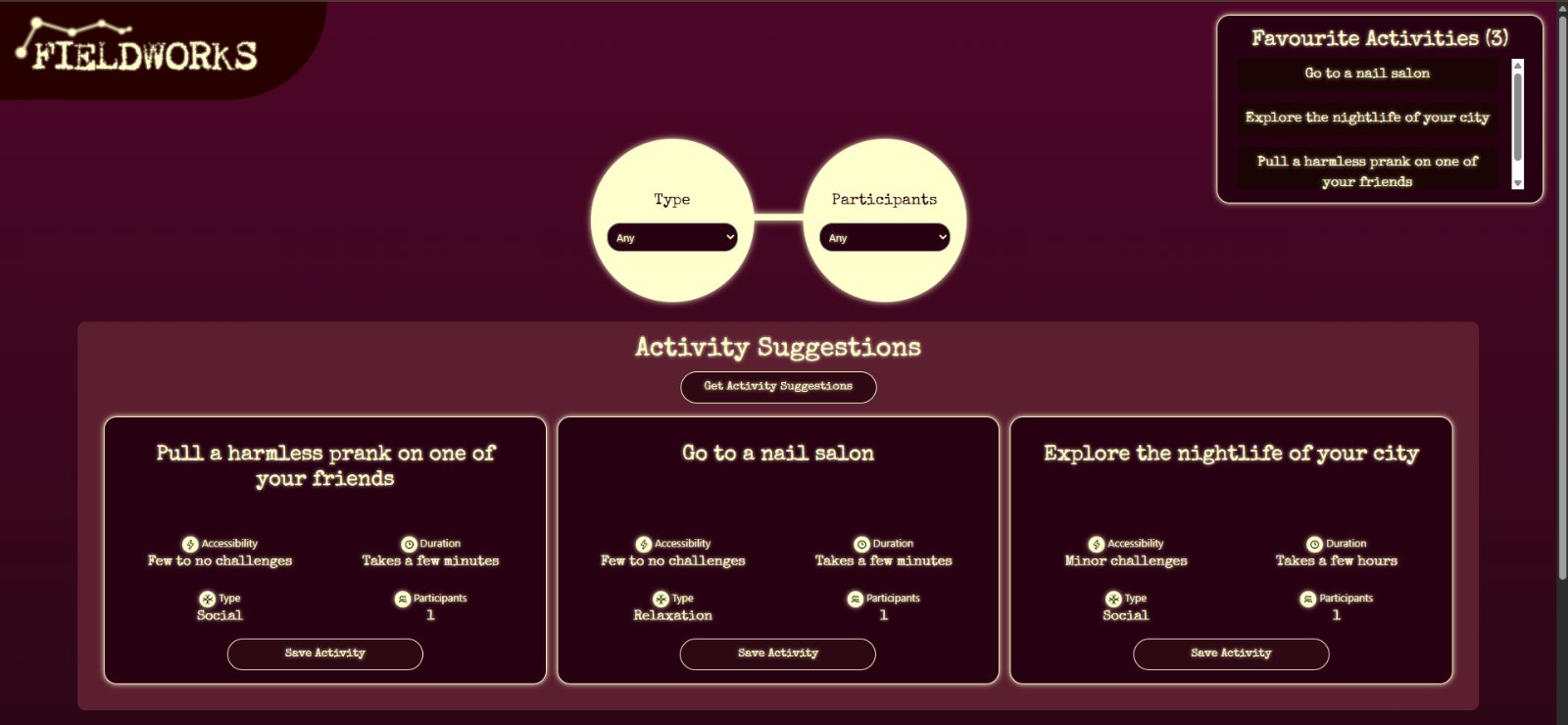 Build an Activity Discovery Dashboard